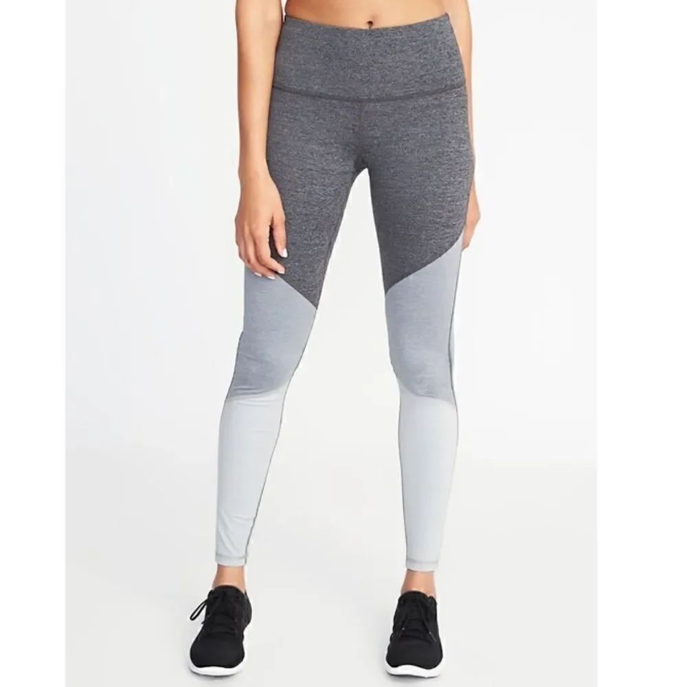 High-Waisted Color-Block Elevate Compression Leggings For Women small